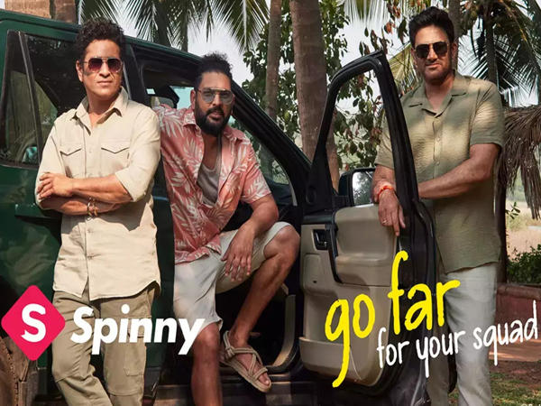 Sachin Tendulkar along with Yuvraj Singh and Anil Kumble enjoys boys trip in Spinny’s new ad